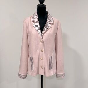 ST JOHN COLLECTION vintage pink blazer, beautiful condition. Size 10/12